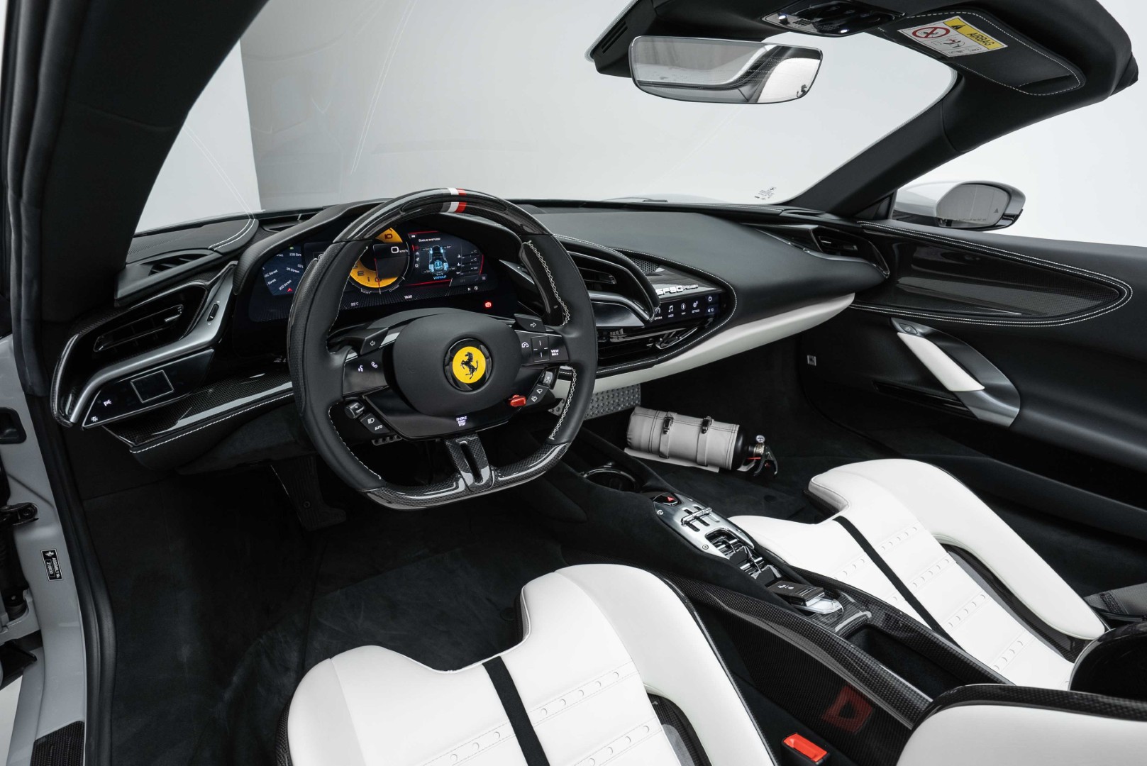 2023 FERRARI SF90 SPIDER ASSETTO FIORANO | GCC | AL TAYER CAR | FULL CARBON | EXTRANGE COLOUR | WARRANTY AND SERVICE 